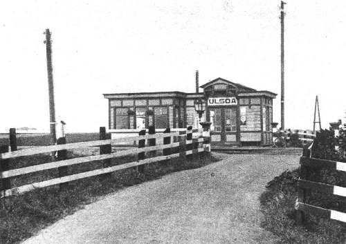 Het 'station' van Ulsda in vroegere tijden